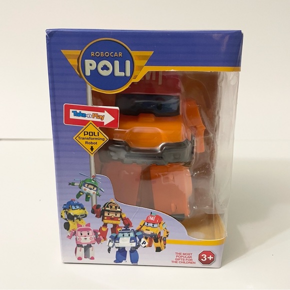Robocar Poli Mark Take n Play Transforming Robot Toy - Picture 11 of 11